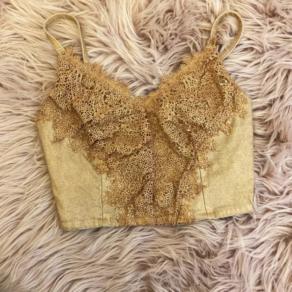SOLD Lace bralette crop top